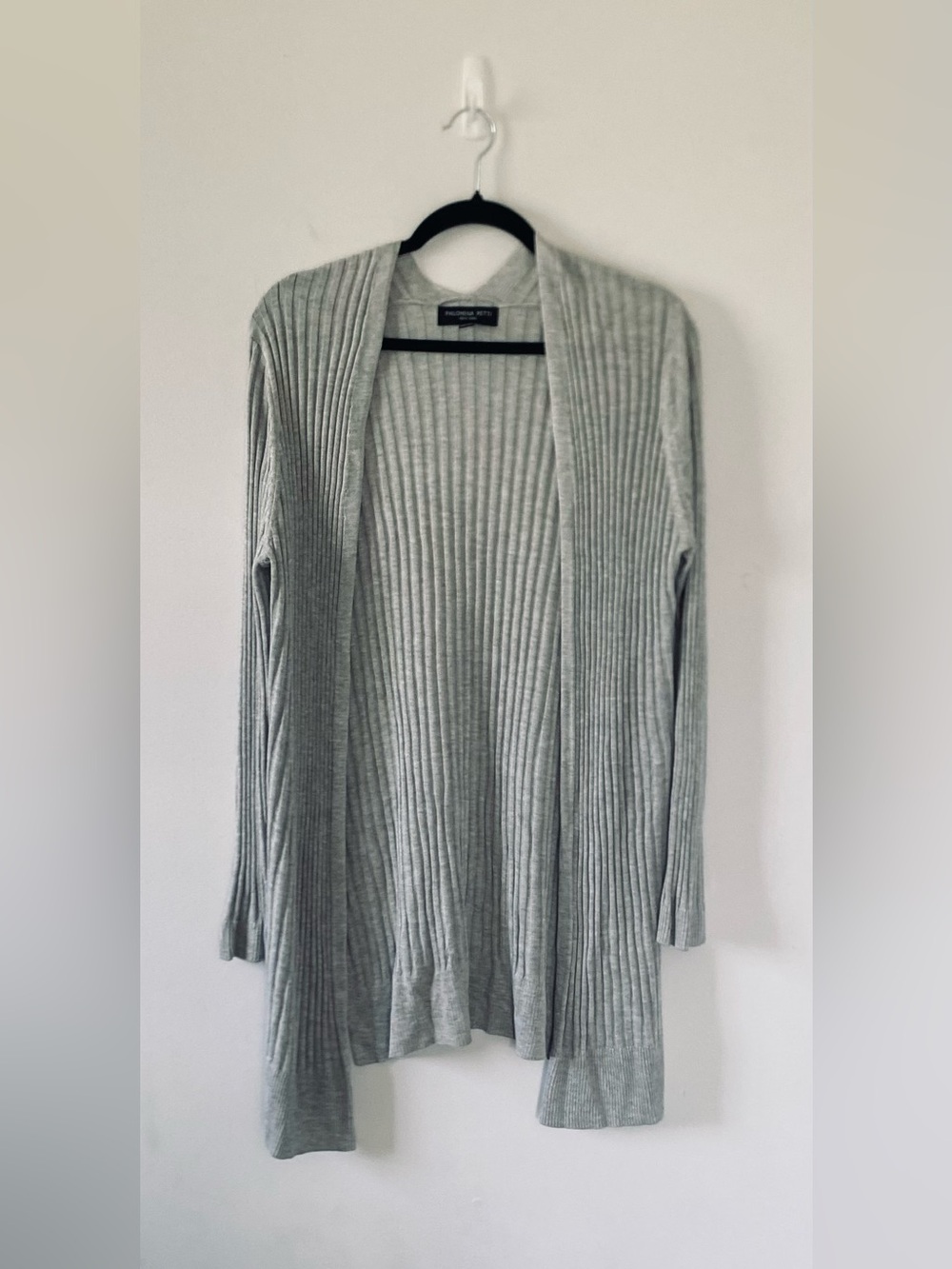 Ribbed Open-Front Women's Cardigan, Minimalist, Quiet Luxury, Soft Office